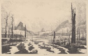 Valle della desolazione da Joseph Pennell