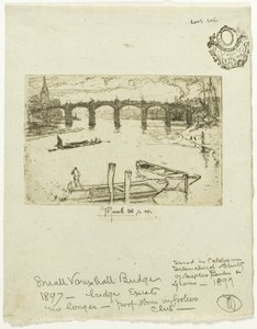 Ponte di Vauxhall da Joseph Pennell