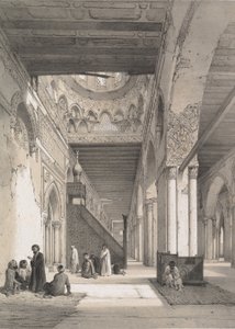 Interno, Moschea di Ibn Tulun, 1843 da Joseph Philibert Girault De Prangey