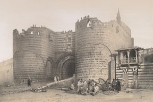 Porte de la Citadelle, al Cairo da Joseph Philibert Girault De Prangey