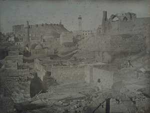 Aleppo, vista dalla Porta di Antiochia, 1844 da Joseph Philibert Girault De Prangey