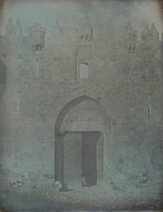 Porta di Damasco, Gerusalemme, 1842-44 da Joseph Philibert Girault De Prangey