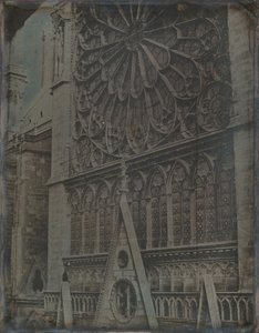 Rosone, Cattedrale di Notre-Dame, Parigi, 1841 da Joseph Philibert Girault De Prangey
