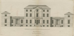 Sandon Hall: incisione, nd [1769-1771]