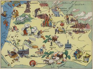 Fiandre, Artois, Piccardia da Joseph Porphyre Pinchon
