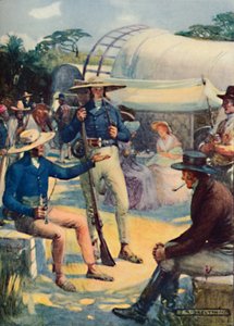 Coloni del 1820 e i loro convogli boeri, 1909 da Joseph Ratcliffe Skelton