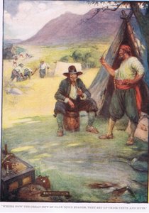 Dove sorge la grande città di Città del Capo, montarono le loro tende e capanne da Joseph Ratcliffe Skelton