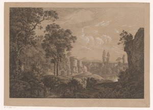 Paesaggio italiano da Joseph Rebell