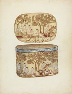 Scatola decorata