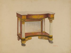 Tavolo consolle da Joseph Rothenberg