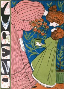 Madre e figlio che si abbracciano, da Jugend, 3 ottobre 1896