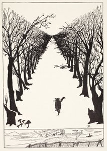 Il gatto che camminava da solo, illustrazione da 