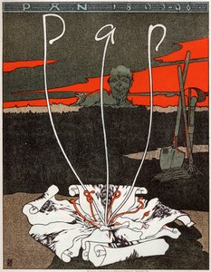 Pan, rivista in stile art nouveau. Poster di Joseph Sattler