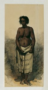 Donna indigena di Woolongong (Wollongong), Australia da Joseph Selleny