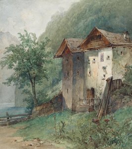 Case su un lago di montagna da Joseph Selleny