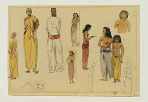 Sacerdoti singalesi a Ceylon