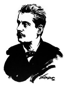 Giacomo Puccini, compositore italiano, 1912