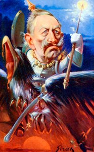 Kaiser Guglielmo II - caricatura di Sirat