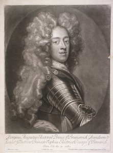 Ritratto ovale di Giorgio II, Re di Gran Bretagna da Joseph Smith