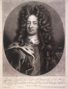 Ritratto ovale di Giorgio I, Re di Gran Bretagna, c. 1700 da Joseph Smith