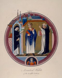 Abiti monastici del dodicesimo secolo, c. 1797