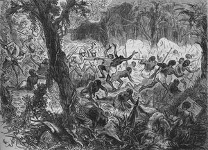 Combattimento ad Abracrampa, 1880 da Joseph Swain