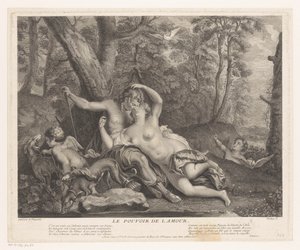 Paesaggio con Venere e Adone da Joseph Vanloo