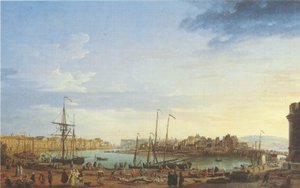 Francese: Vue du Port de Dieppe l Porto di Dieppe