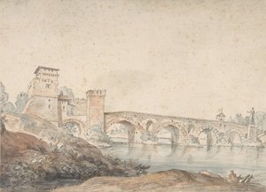 Ponte Molle, Roma, XVIII secolo