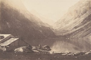 Lago di Gaube, Cauterets, 1853