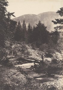 Torrent de la cascade des Demoiselles, Bagnères de Luchon, 1853