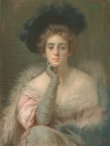 Signora in Rosa, 1898 da Joseph W. Gies