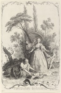 Il ritrovamento di Mosè da Joseph Wagner