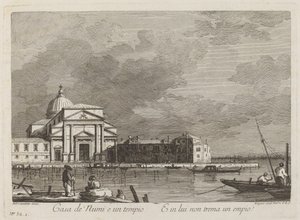 Casa dei Numi da Joseph Wagner after Canaletto