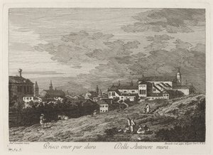 Prisco onor pur dura... da Joseph Wagner after Canaletto