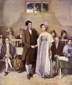 Un matrimonio quacchero, amore e lealtà da Joseph Walter West