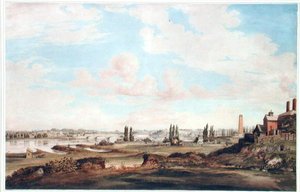 Veduta di Philadelphia e del fiume Schuylkill, c.1816 da Joseph Watson