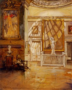 Sala Nord Ante dalla Sala di Velluto Verde, Chiswick House da Joseph Williams Topham Vinall