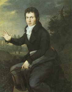 Ritratto di van Beethoven da Joseph Willibrord Mahler