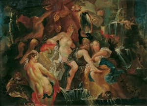 Il bagno di Diana (Retro: L