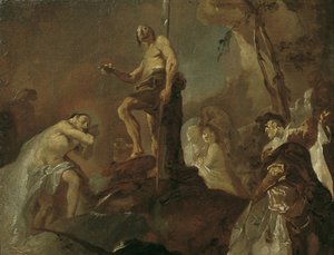 Il battesimo di Cristo da Joseph Winterhalder d. J.