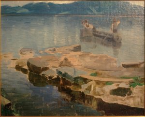 Lingua di roccia nell