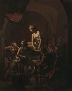 Accademia alla luce delle lampade