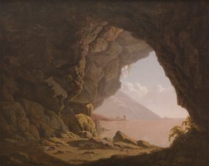 Grotta, vicino a Napoli da Joseph Wright of Derby