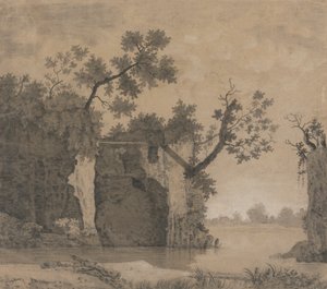 Paesaggio con rovine da Joseph Wright of Derby