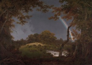 Paesaggio con Arcobaleno da Joseph Wright of Derby