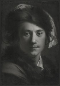Autoritratto con Cappello di Pelliccia da Joseph Wright of Derby