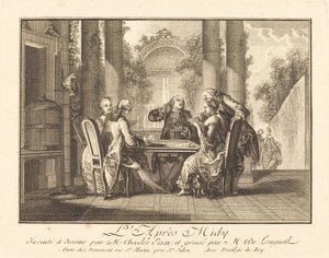 Il pomeriggio da Joseph de Longueil after Charles Eisen