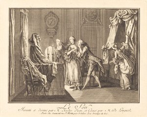 La sera da Joseph de Longueil after Charles Eisen