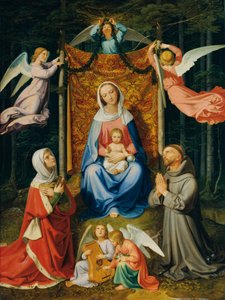 Tranquillità del bosco (Madonna con Bambino, Sant